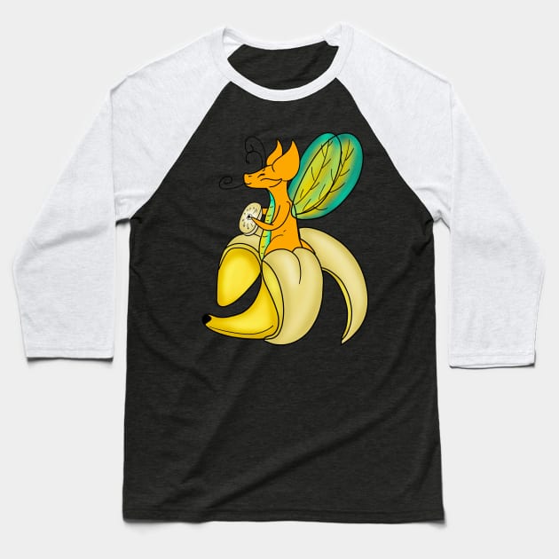 Banana Baseball T-Shirt by Saphyre91